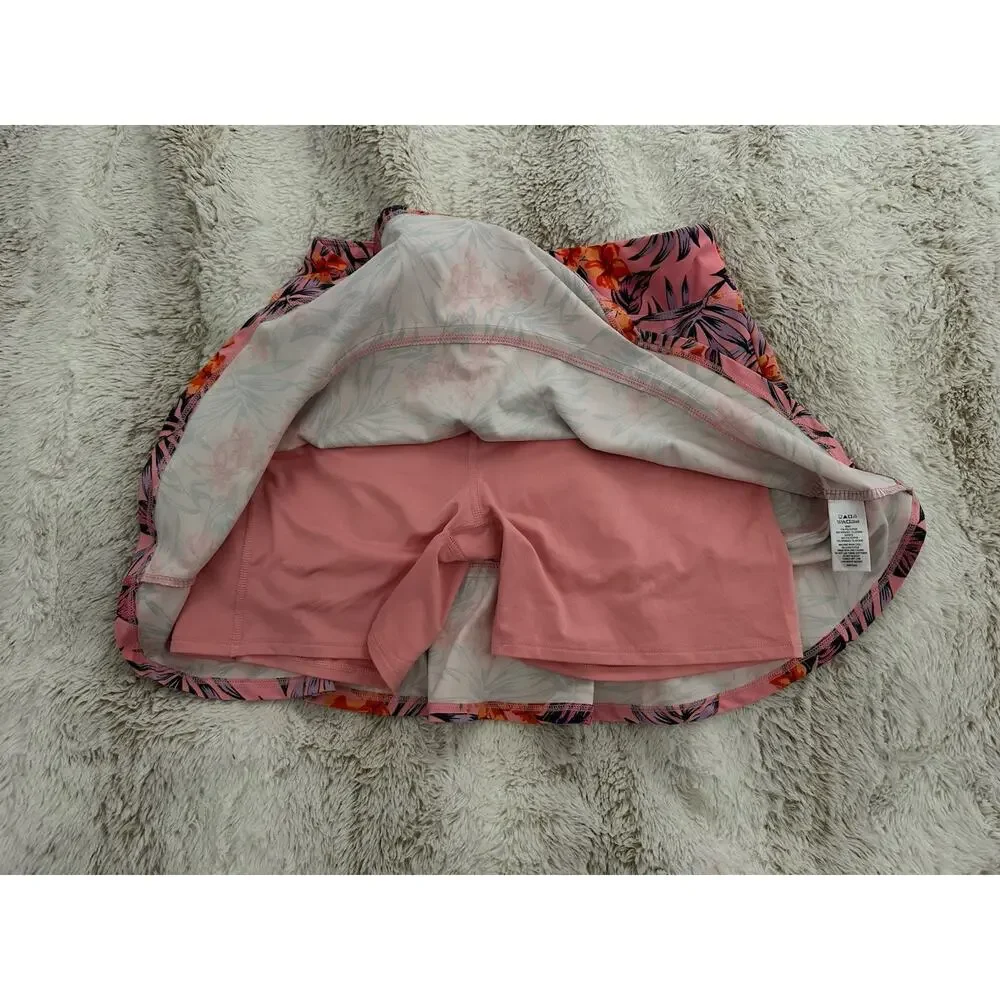 Tommy Bahama Women’s Golf Tennis Skort Size Large Stretch UPF 50 Pink Print - Picture 3 of 6